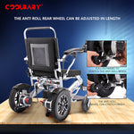 Load image into Gallery viewer, COOLBABY DDLY01: Lightweight Folding Electric Wheelchair with Intelligent Four-wheel Drive for Adult Mobility. - coolbabymalls
