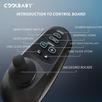 Load image into Gallery viewer, COOLBABY DDLY06: Smart, Lightweight Foldable Electric Wheelchair with Remote Control - coolbabymalls
