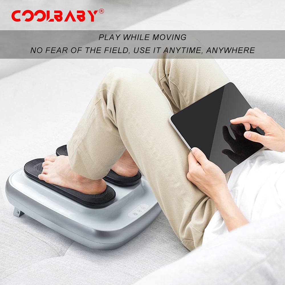 COOLBABY Intelligent Leg Massager Step Machine for Rehabilitation and Rhythm Vibration Aerobic Training - COOL BABY