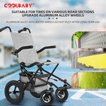 Load image into Gallery viewer, COOLBABY LYSTC01 Wheelchair One-touch Folding Easy to Carry with Tricycle Riding with Save Manpower Folding Handrail Wheelchairs Adult Tricycle Trike - coolbabymalls
