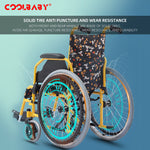 Load image into Gallery viewer, Coolbaby SSZ-LY08: Foldable Pediatric Wheelchair for Disabled and Injured Children with Leg Lifting Design (35cm Seat) - coolbabymalls
