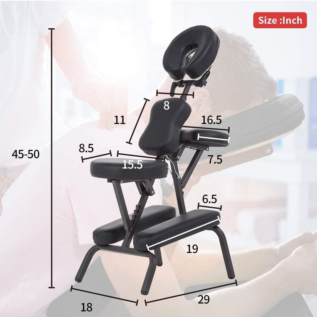 COOLBABY YLY048 Portable Massage Chair - Perfect for Therapeutic Sessions, Tattoo Artists, and More - coolbabymalls