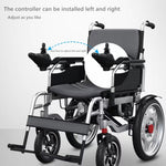 Load image into Gallery viewer, COOLBABY DDLY05: Lightweight &amp; Portable Electric Wheelchair with 360° Joystick for Elderly and Disabled. - coolbabymalls
