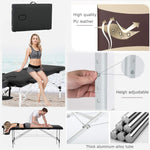 Load image into Gallery viewer, COOLBABY Portable Fitness Massage Table - Professional Adjustable Folding Bed for Ultimate Relaxation Time - COOL BABY
