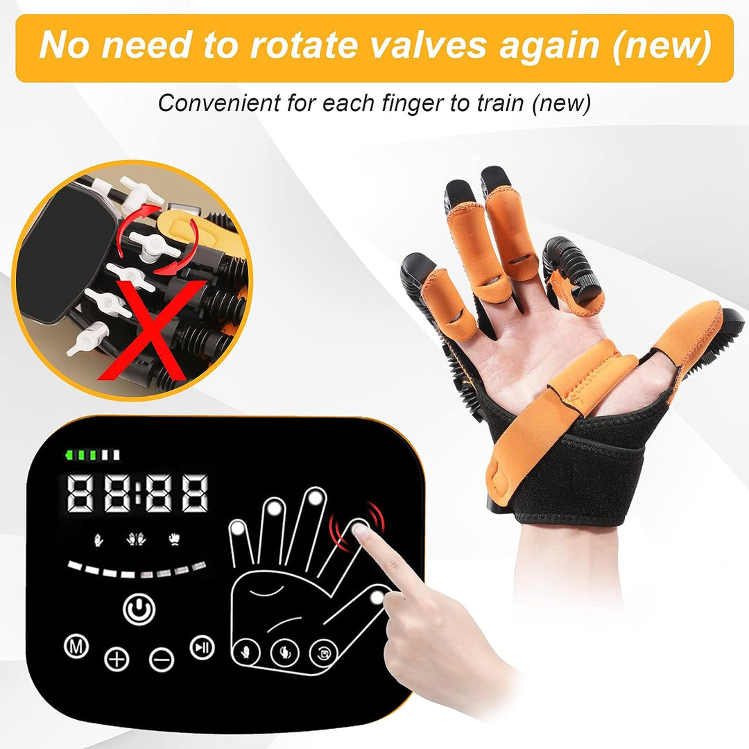 COOLBABY YLY081 Upgraded Finger Rehabilitation Robot Gloves – Advanced Hand Therapy for Stroke and Nerve Injury Recovery - coolbabymalls