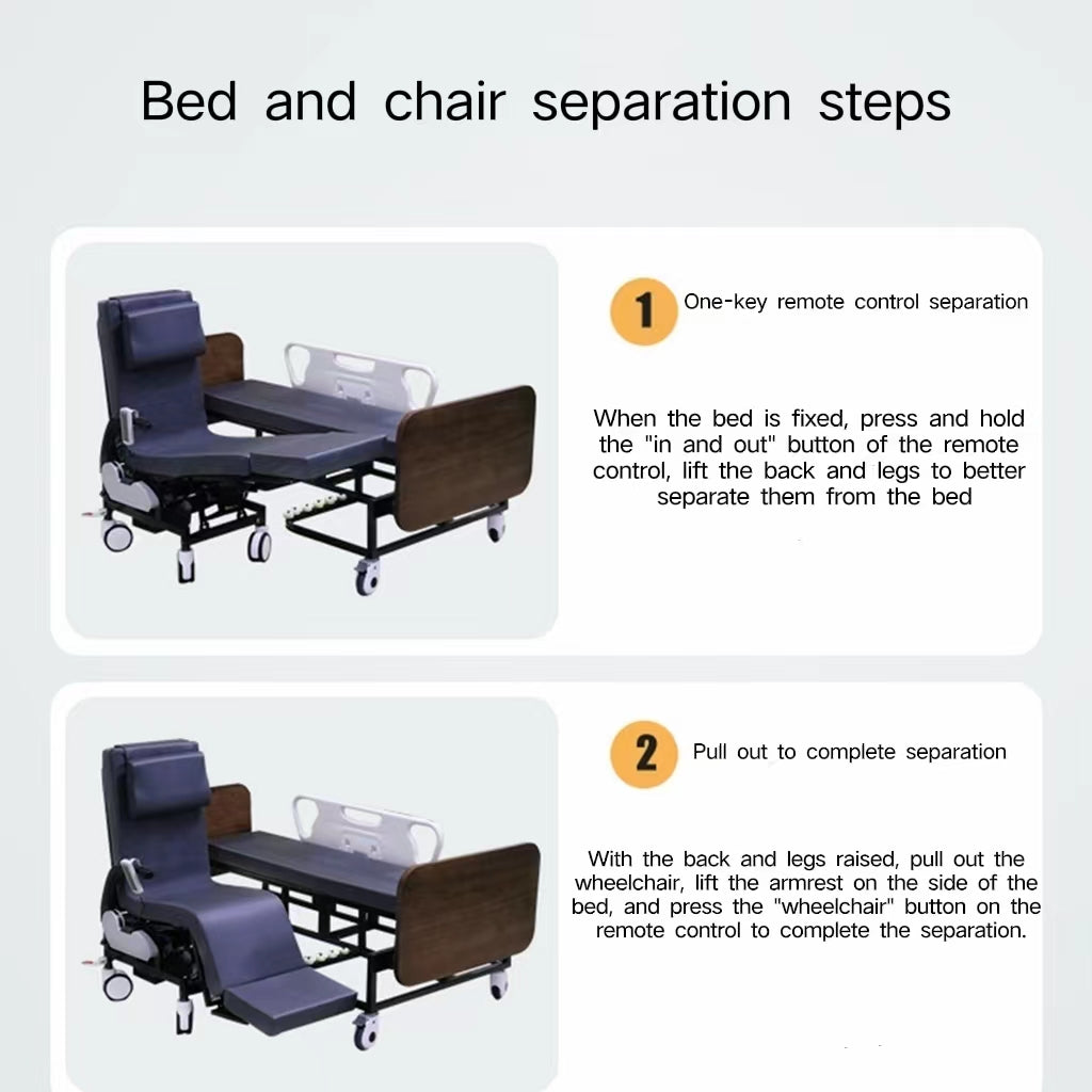 COOLBABY SSZ-DDC01 Smart Bed: Revolutionizing Home Care with Electric Wheelchair Bed Innovation - coolbabymalls