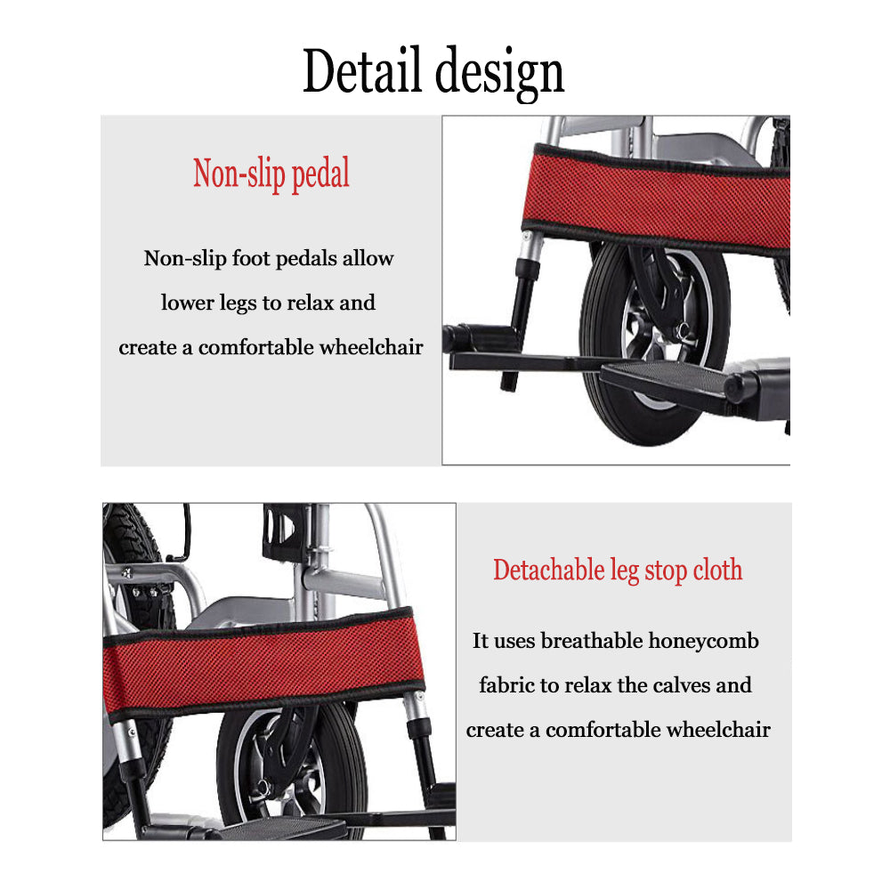 COOLBABY ZZR-E300E  Advanced Electric Wheelchair with Powerful Dual Motors and Long-Lasting Battery - coolbabymalls