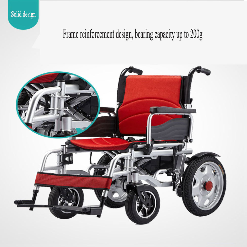 COOLBABY ZZR-E300E  Advanced Electric Wheelchair with Powerful Dual Motors and Long-Lasting Battery - coolbabymalls