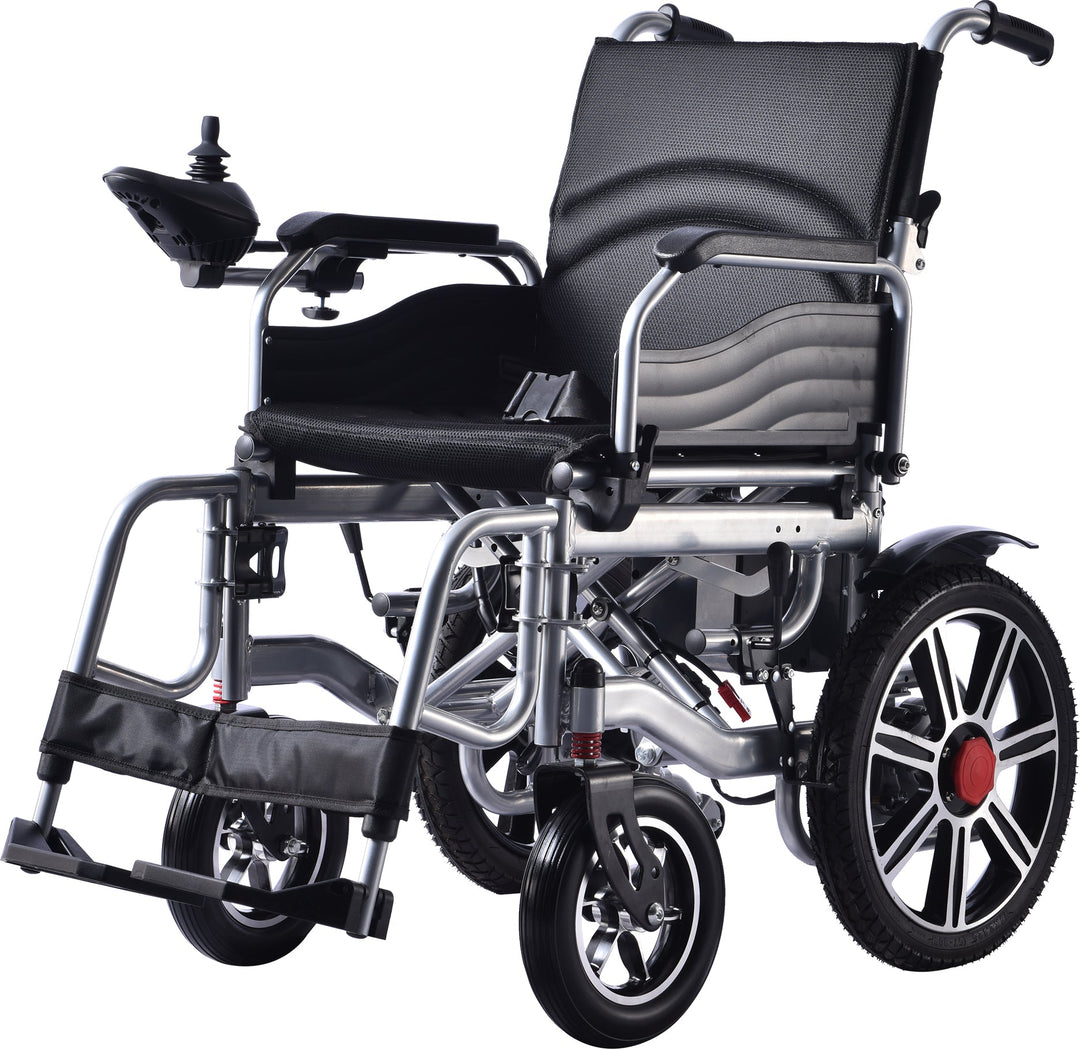 COOLBABY ZZR-E310D-OR:  Portable 24-Inch Electric Wheelchair for Adults and the Elderly - coolbabymalls