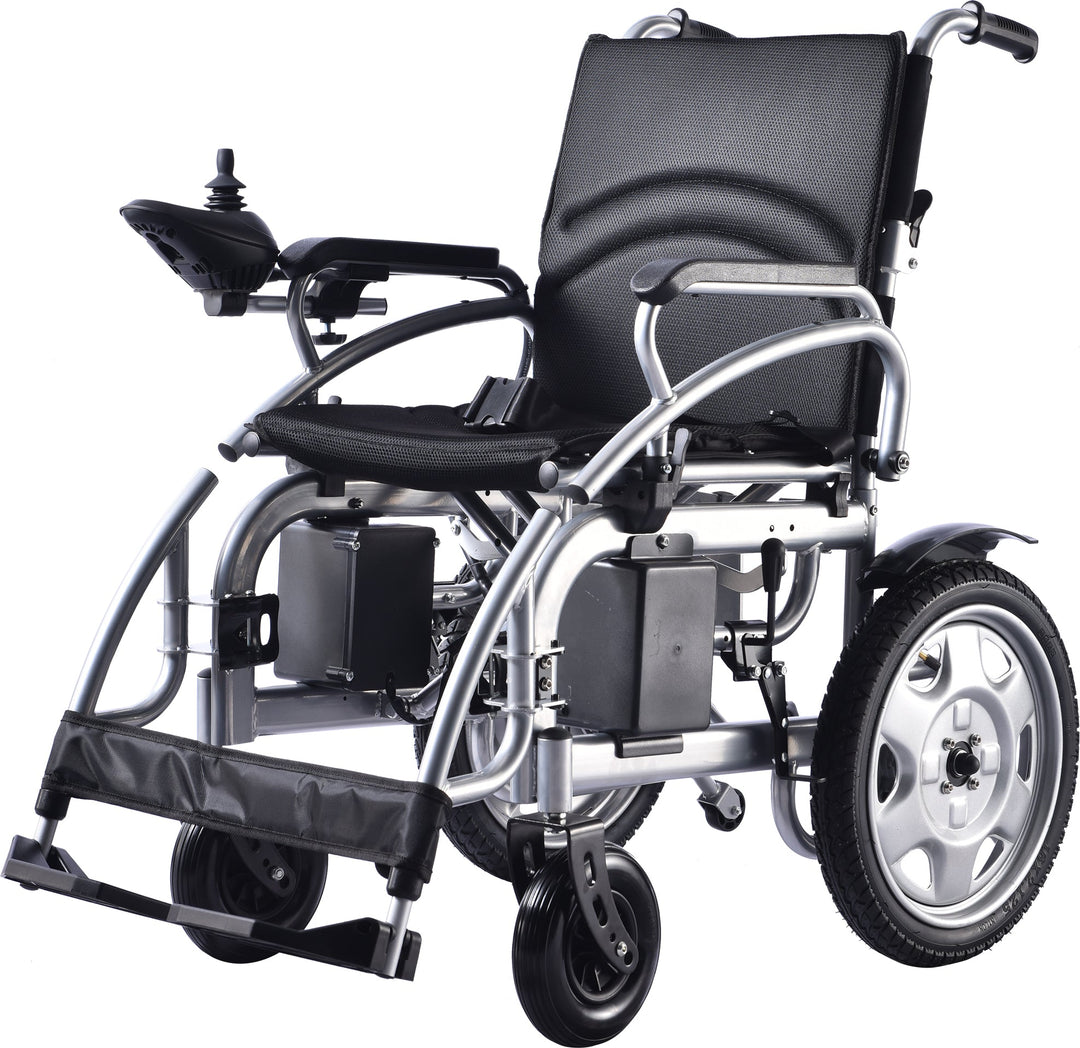 COOLBABY ZZR-E310D-OR:  Portable 24-Inch Electric Wheelchair for Adults and the Elderly - coolbabymalls