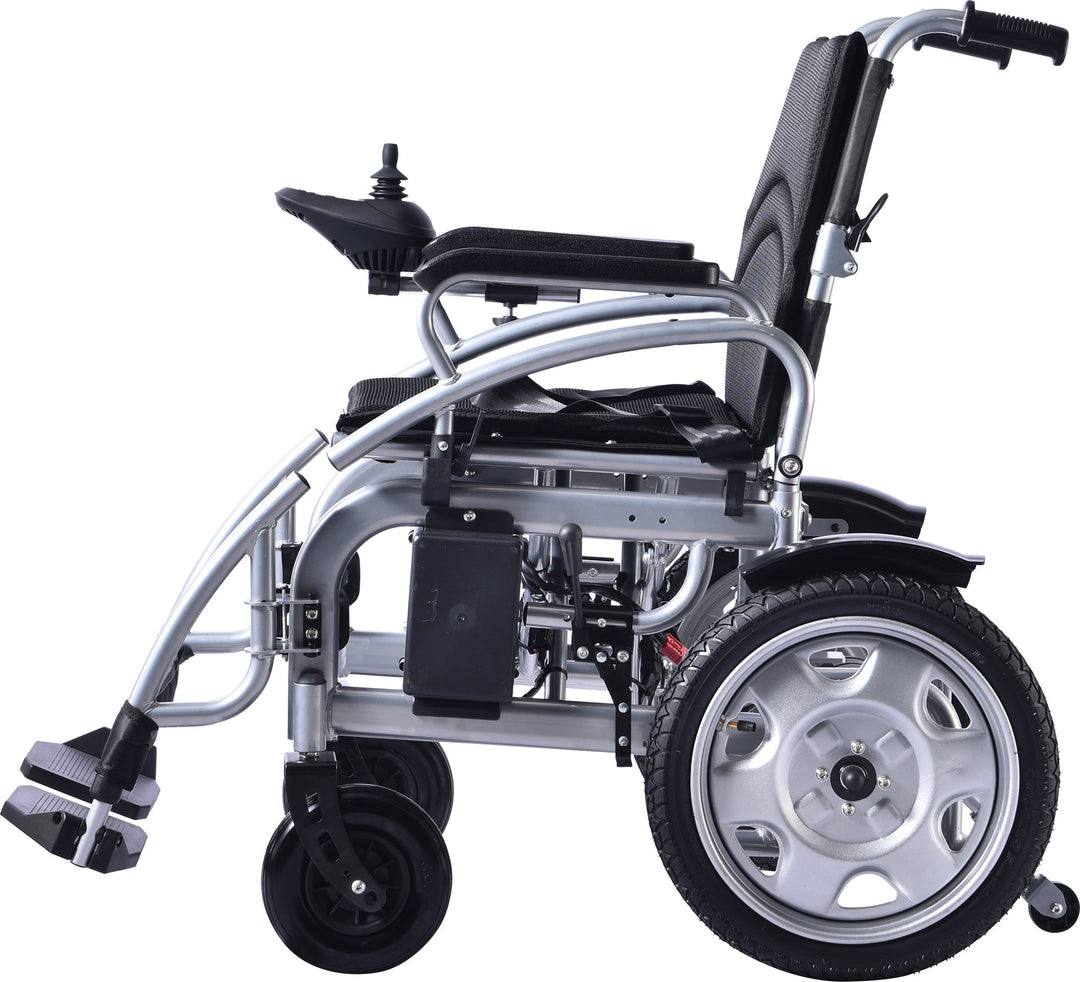 COOLBABY ZZR-E310D-OR:  Portable 24-Inch Electric Wheelchair for Adults and the Elderly - coolbabymalls