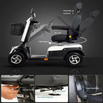 Load image into Gallery viewer, COOLBABY LN-01: Portable 4-Wheel Electric Mobility Scooter with Seat - Ideal for Seniors and Adults - coolbabymalls
