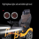 Load image into Gallery viewer, COOLBABY ZZR-S680 Electric Wheelchair 500W2Double Motor Width 48cm360° High Back Electric Wheelchair for The Elderly - coolbabymalls
