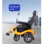 Load image into Gallery viewer, COOLBABY ZZR-S680 Electric Wheelchair 500W2Double Motor Width 48cm360° High Back Electric Wheelchair for The Elderly - coolbabymalls
